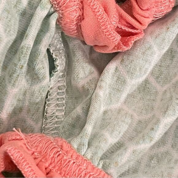 Matilda Jane 3 pairs of Diaper Cover Bloomers Coral Peach Blue Green 6-12 months - Picture 12 of 13